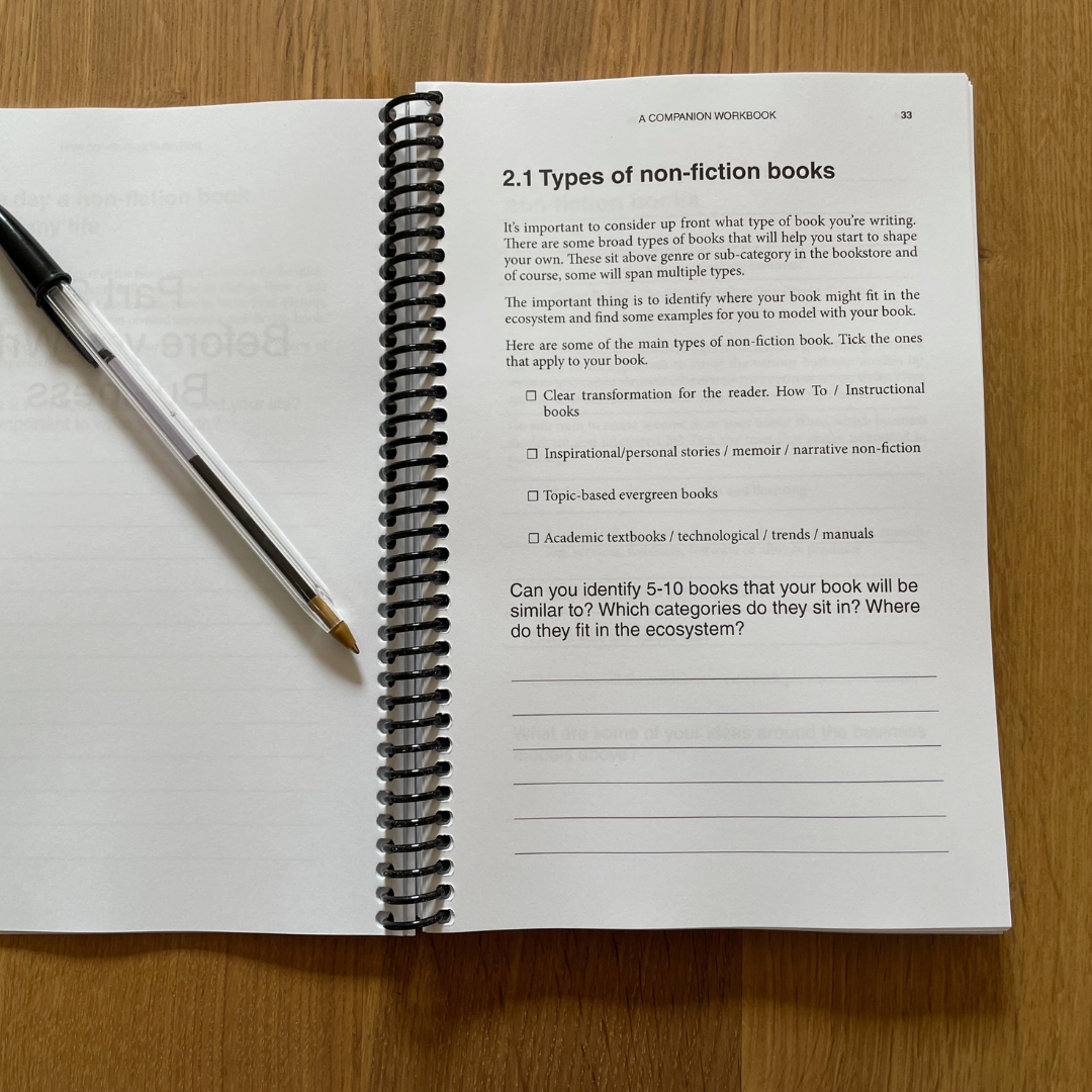 How To Write Non Fiction Paperback and Workbook Bundle