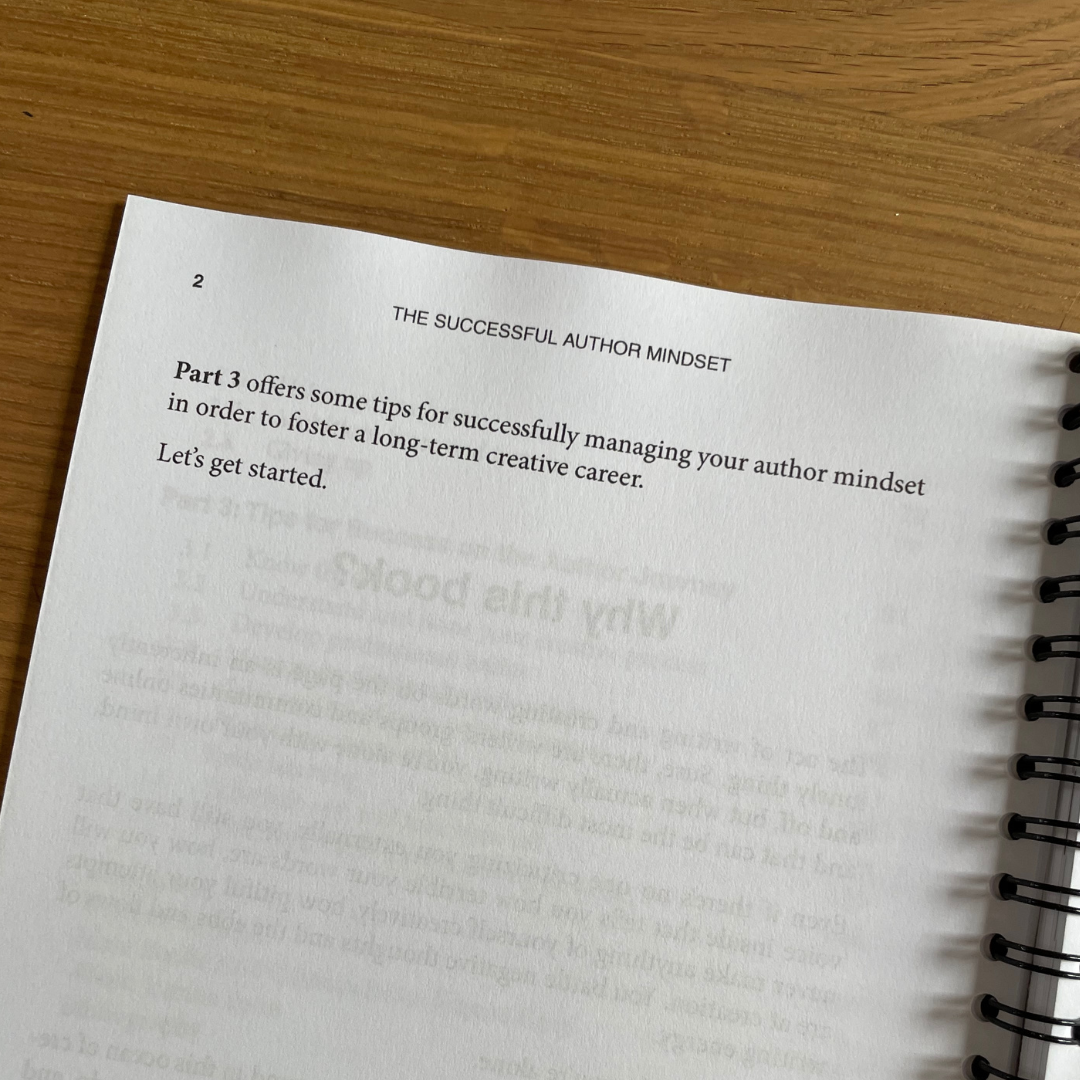 The Successful Author Mindset Companion Workbook