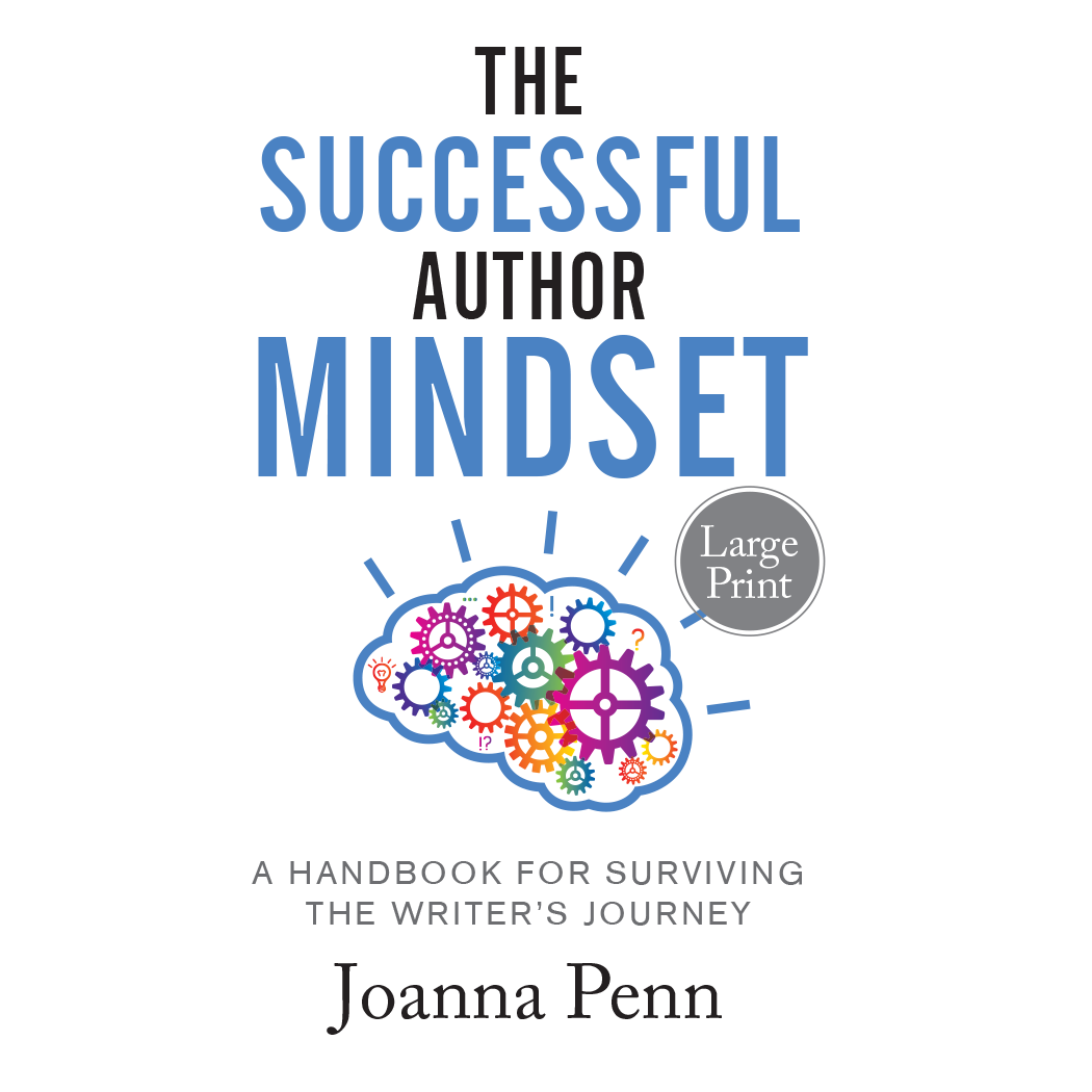 The Successful Author Mindset Large Print by Joanna Penn, large print paperback cover