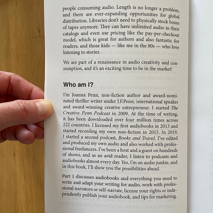 Audio for Authors: Audiobooks, Podcasting, and Voice Technologies Paperback