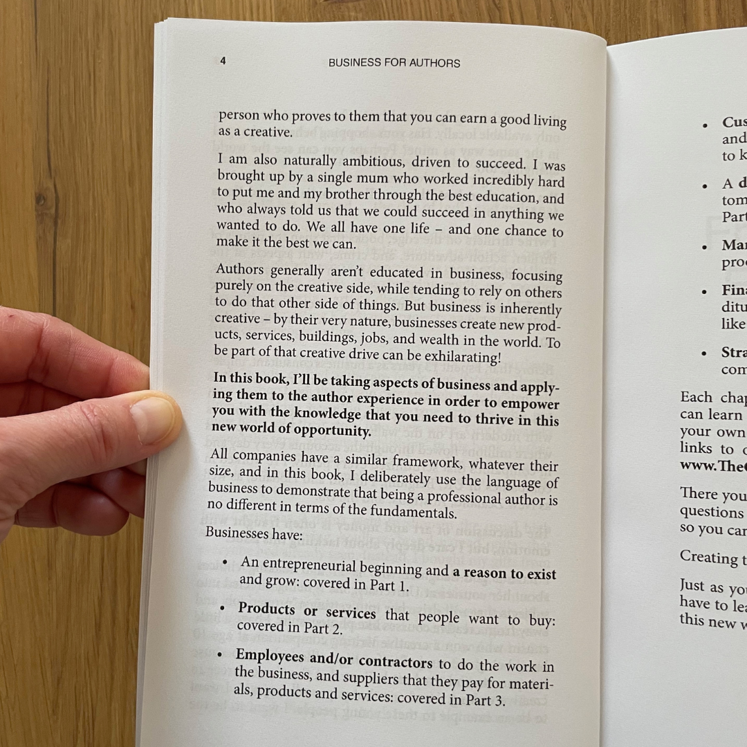 Business for Authors Paperback