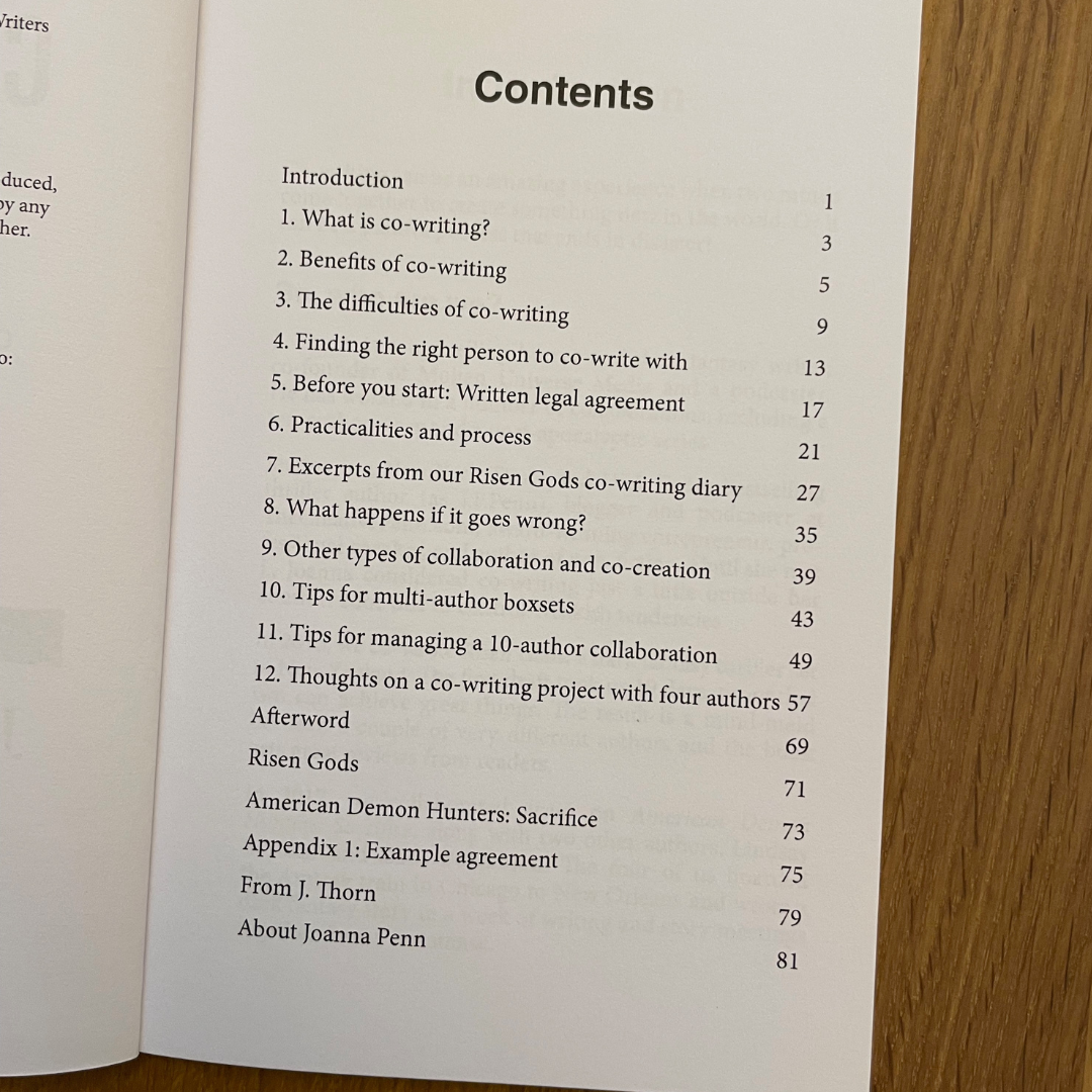 Co Writing Co-Writing a Book by Joanna Penn – The Creative Penn