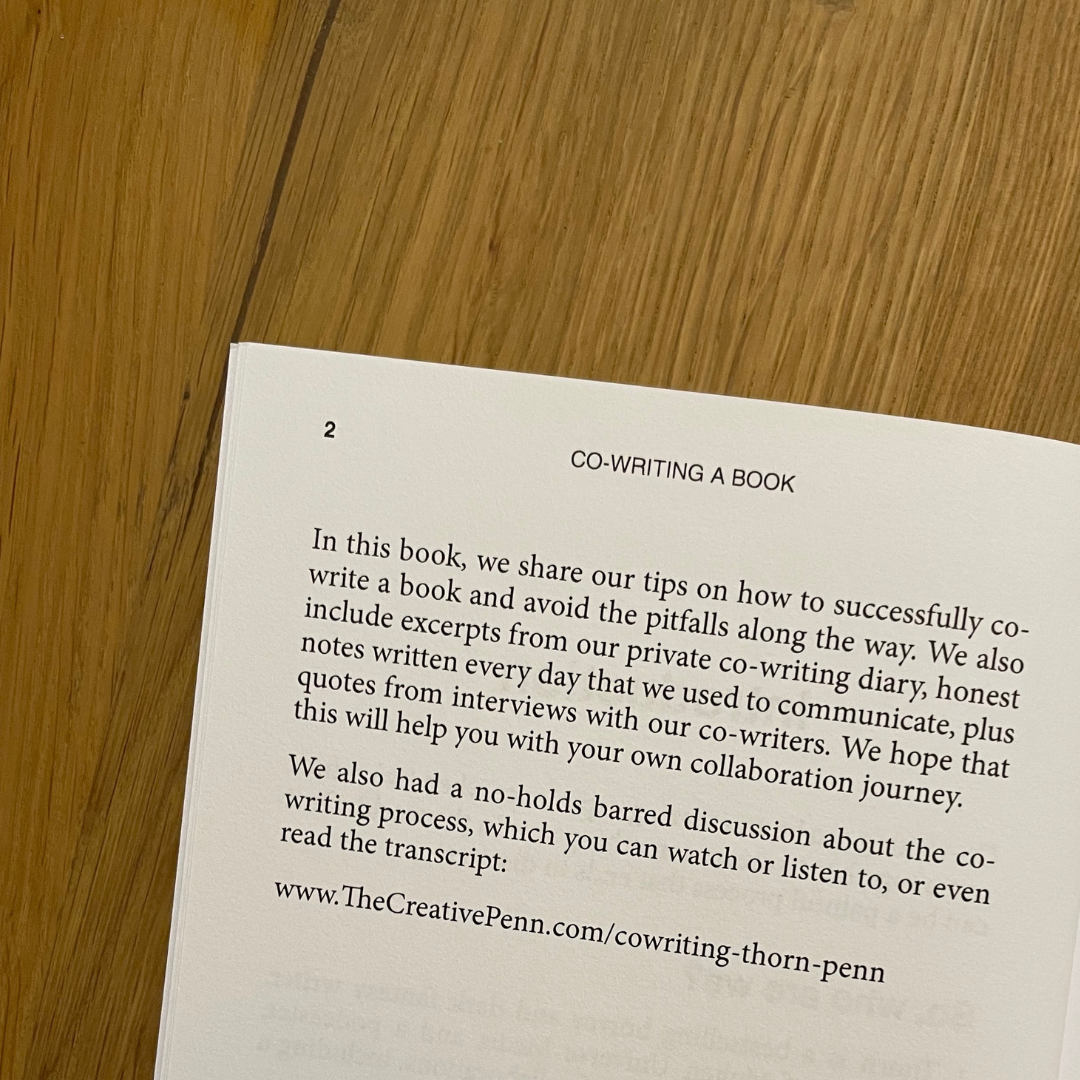 Co-Writing a Book: Collaboration and Co-creation for Authors Paperback ...