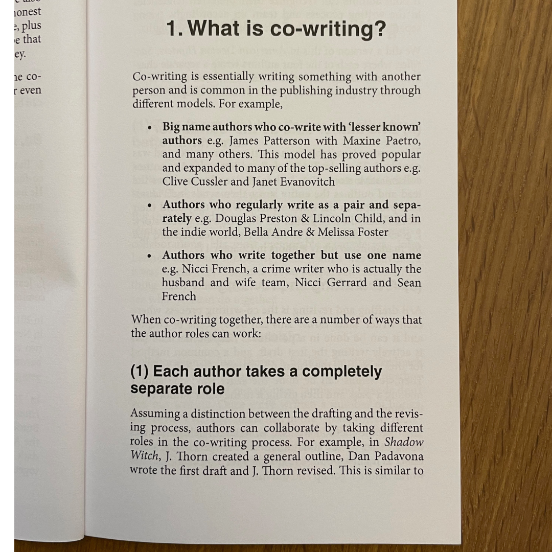 Co-Writing a Book: Collaboration and Co-creation for Authors Paperback ...