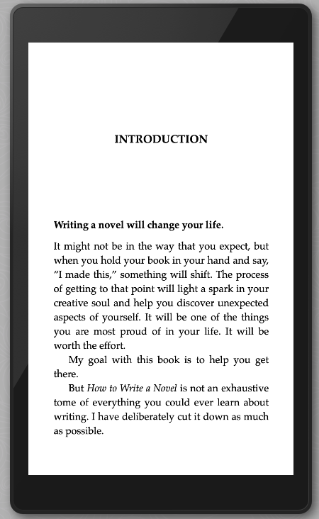 How to Write a Novel Ebook