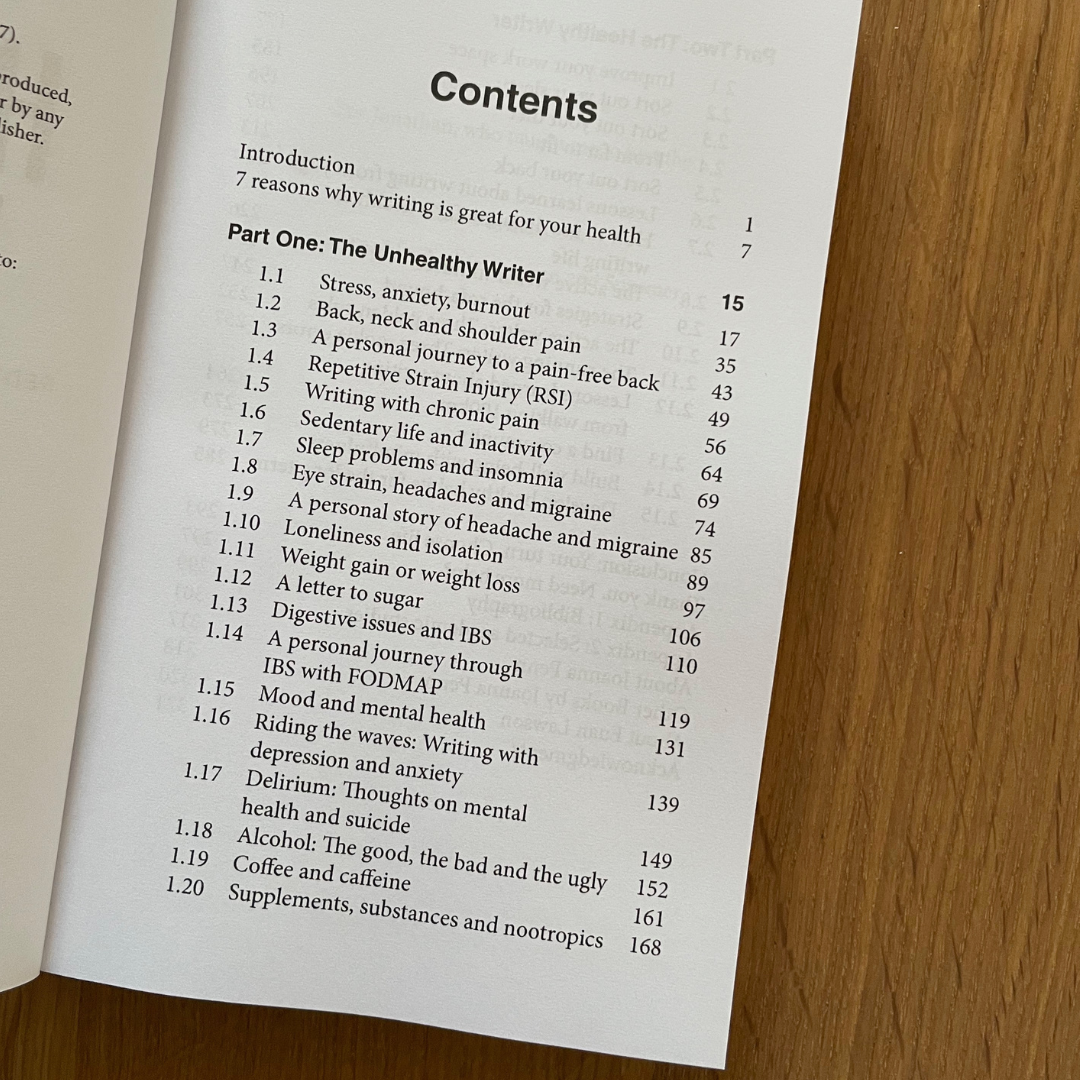 The Healthy Writer Paperback
