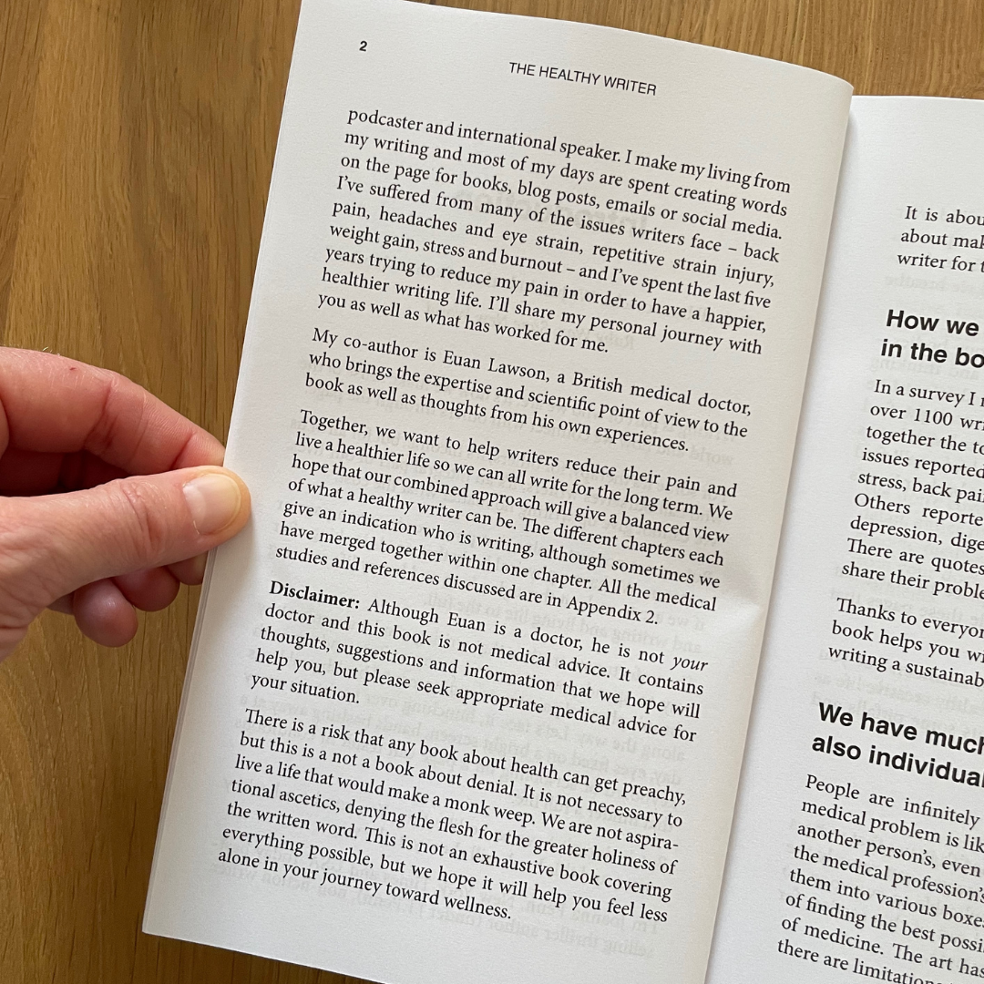 The Healthy Writer Paperback