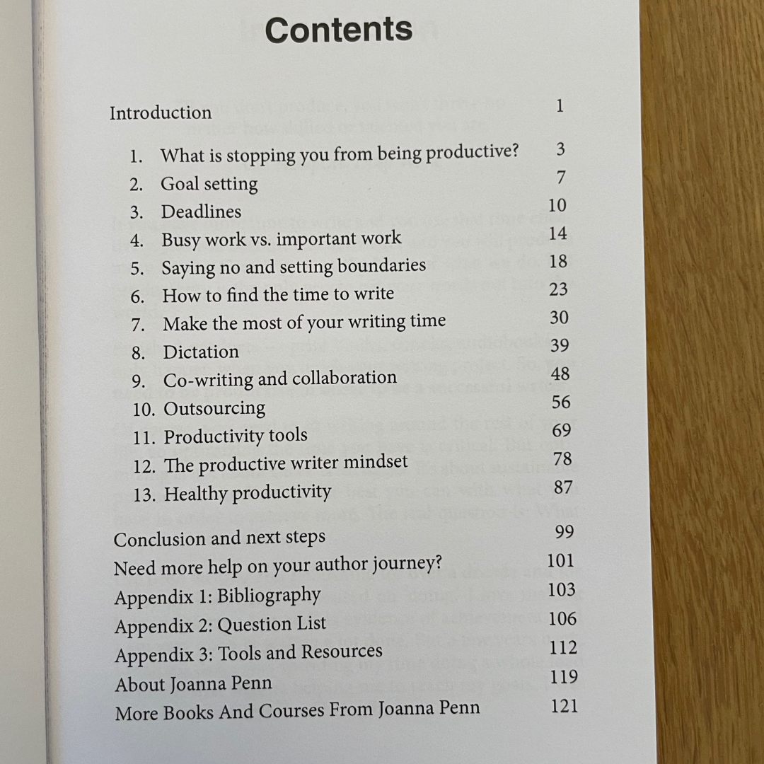 Productivity for Authors Paperback