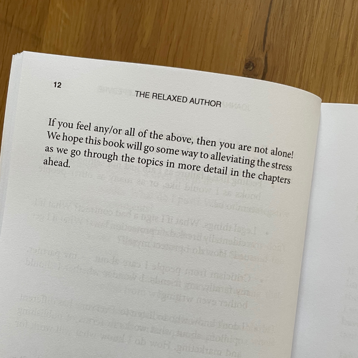 The Relaxed Author Paperback
