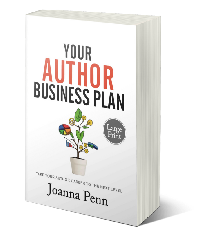 Your Author Business Plan Large Print by Joanna Penn, large print paperback cover