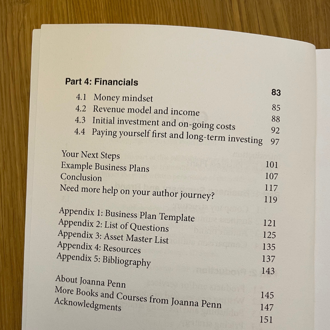 Your Author Business Plan Paperback
