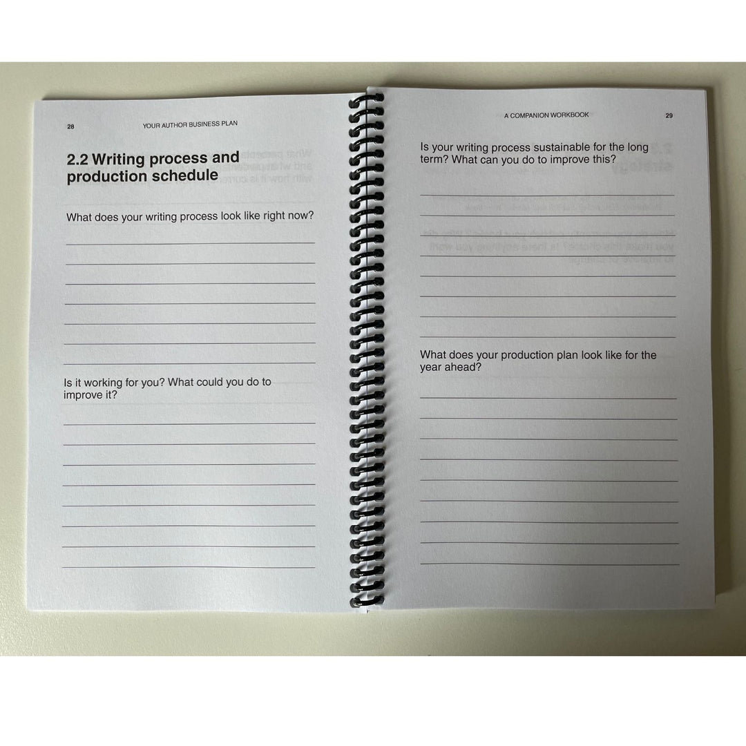 Your Author Business Plan Paperback and Workbook Bundle