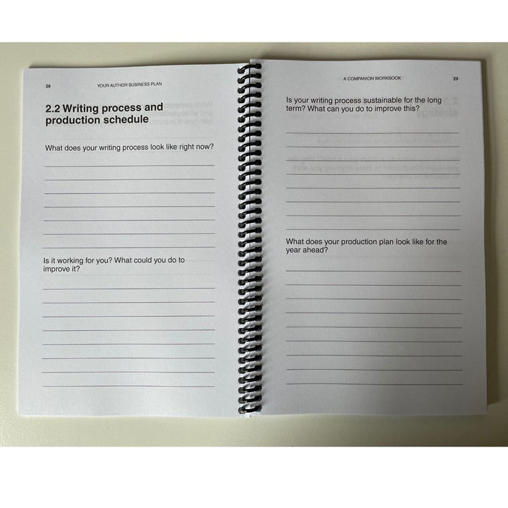 Your Author Business Plan Paperback and Workbook Bundle